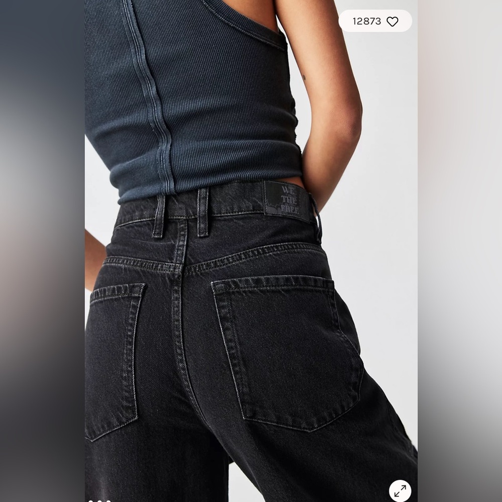 Free People Final Countdown Jeans in Black, Various Sizes NWT - Picture 4 of 4